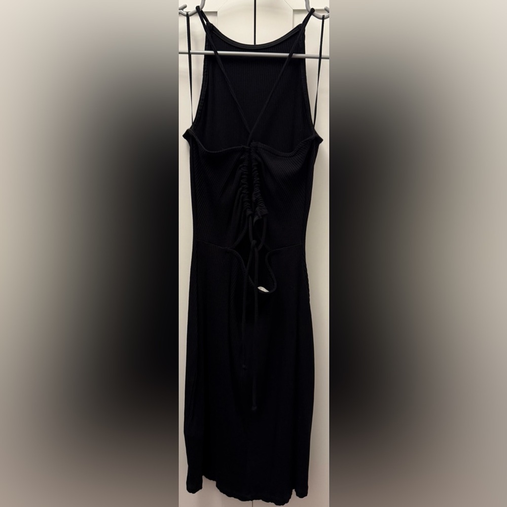 H&M Black Ribbed Dress - Picture 2 of 2